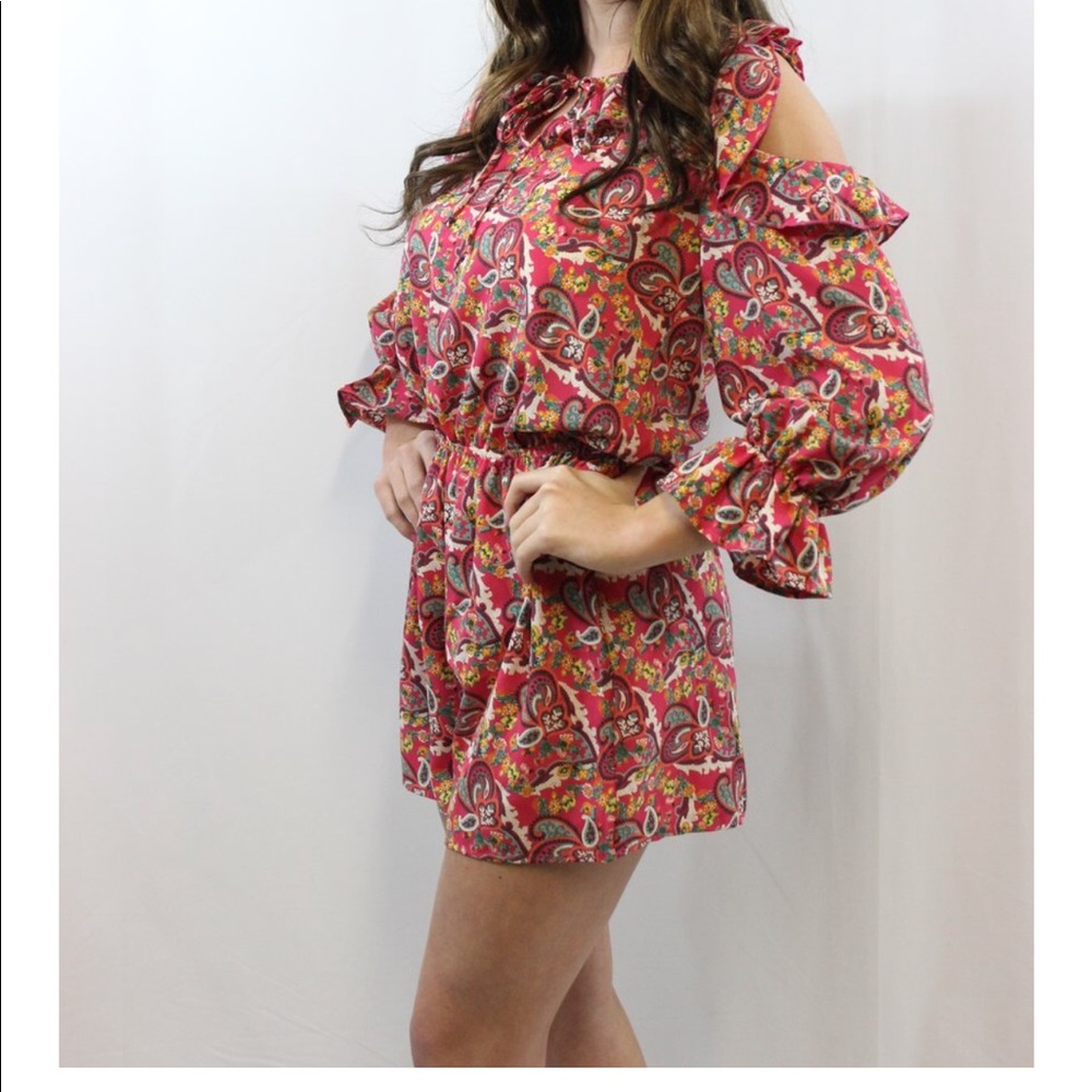 Fuschia romper